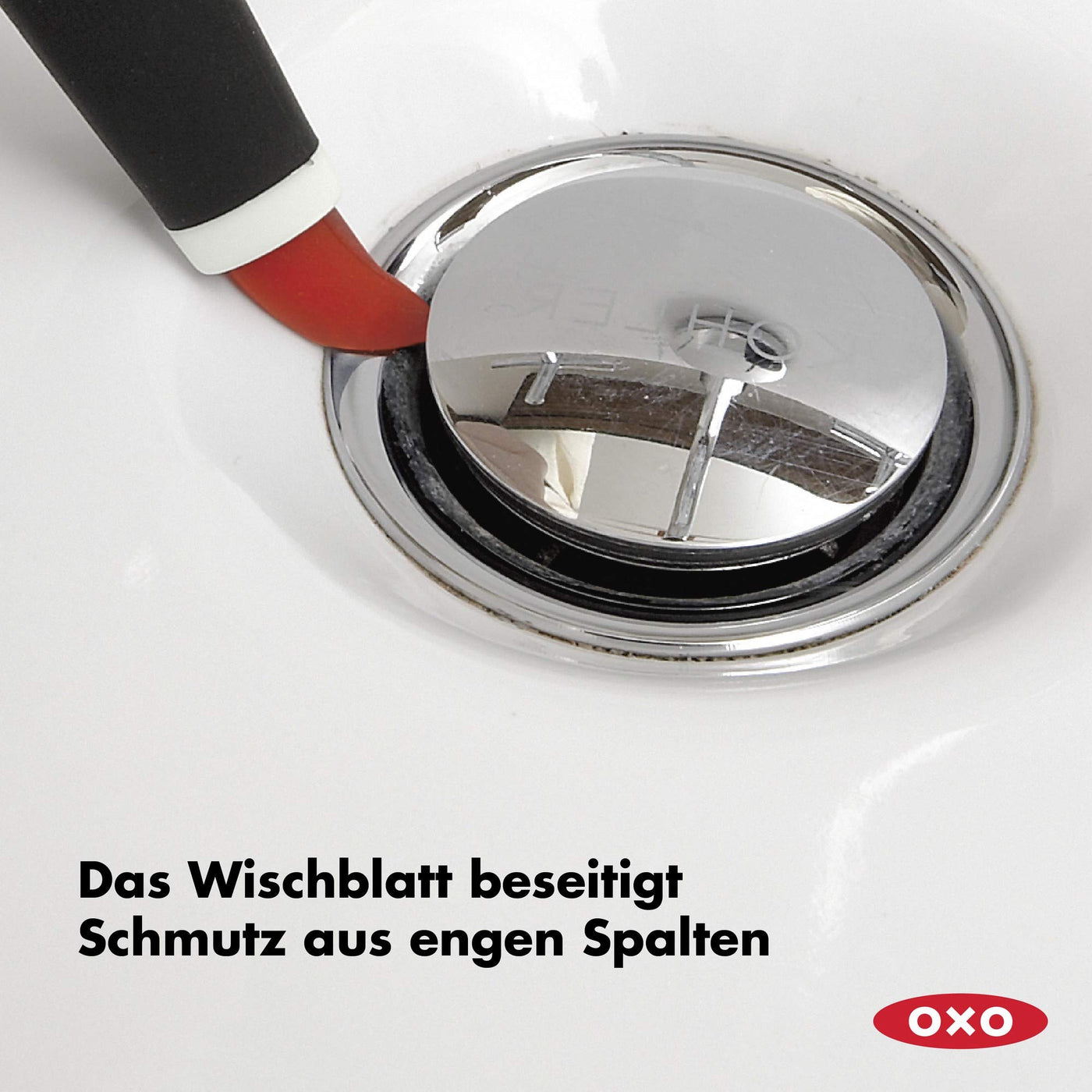 OXO Good Grips Bürsten-Putzset zur Tiefenreinigung – orange