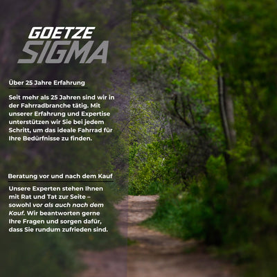 Goetze Sigma 27,5 x 2.10 Zoll Fahrrad für Jugendliche & Erwachsene | MTB Hardtail | 7-Gang Kettenschaltung | Mechanische Scheibenbremsen | Aluminiumrahmen 17" | Federgabel | ab 165 cm Körpergröße