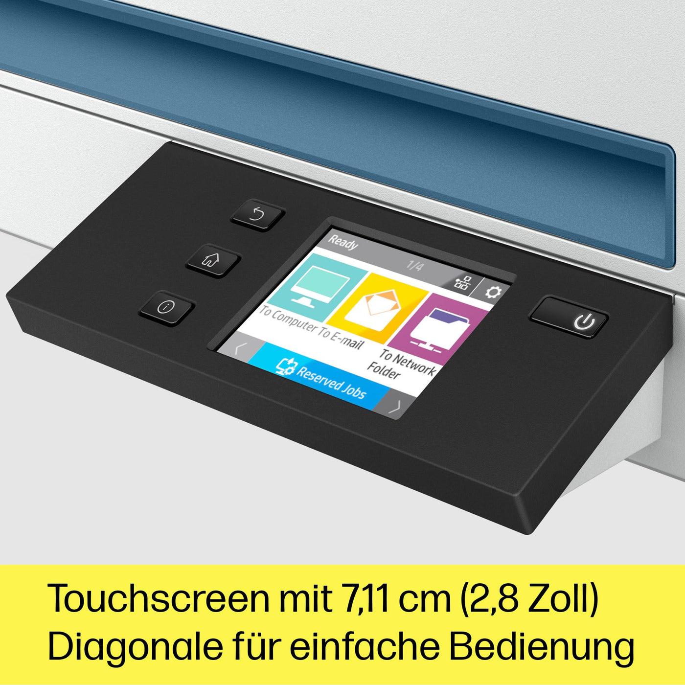 HP ScanJet Pro N4600 fnw1, Scanner, Flachbett, 100-Blatt ADF, Ethernet, USB 3.0, WiFi, bis zu 6.000 Seiten täglich, Kurzbefehle