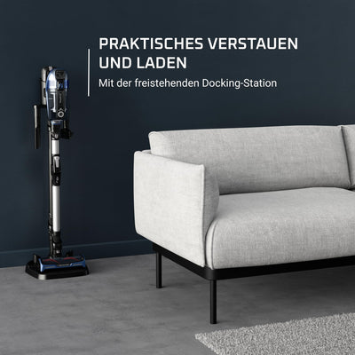 Rowenta X-Force Flex 14.60 Aqua, Kabelloser Staubsauger mit Wisch-Funktion, Flex-Gelenk, bis zu 200 AirWatt und 70 min Akku-Laufzeit, RH99C3WO