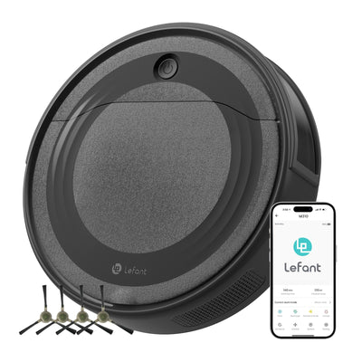 LEFANT M310B Saugroboter, 4500Pa Staubsauger Roboter mit Präzise Entfernungsnavigation, 150Mins, HEPA-Filter, WLAN Roboterstaubsauger, Ideal für Tierhaare, Teppiche, Hartböden