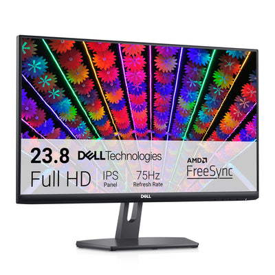 Dell S2421NX 24 Zoll Full HD (1920x1080) Monitor, 75Hz, IPS, 4ms, AMD FreeSync, Ultradünner Rahmen, 2x HDMI, 3 Jahre Garantie, Schwarz