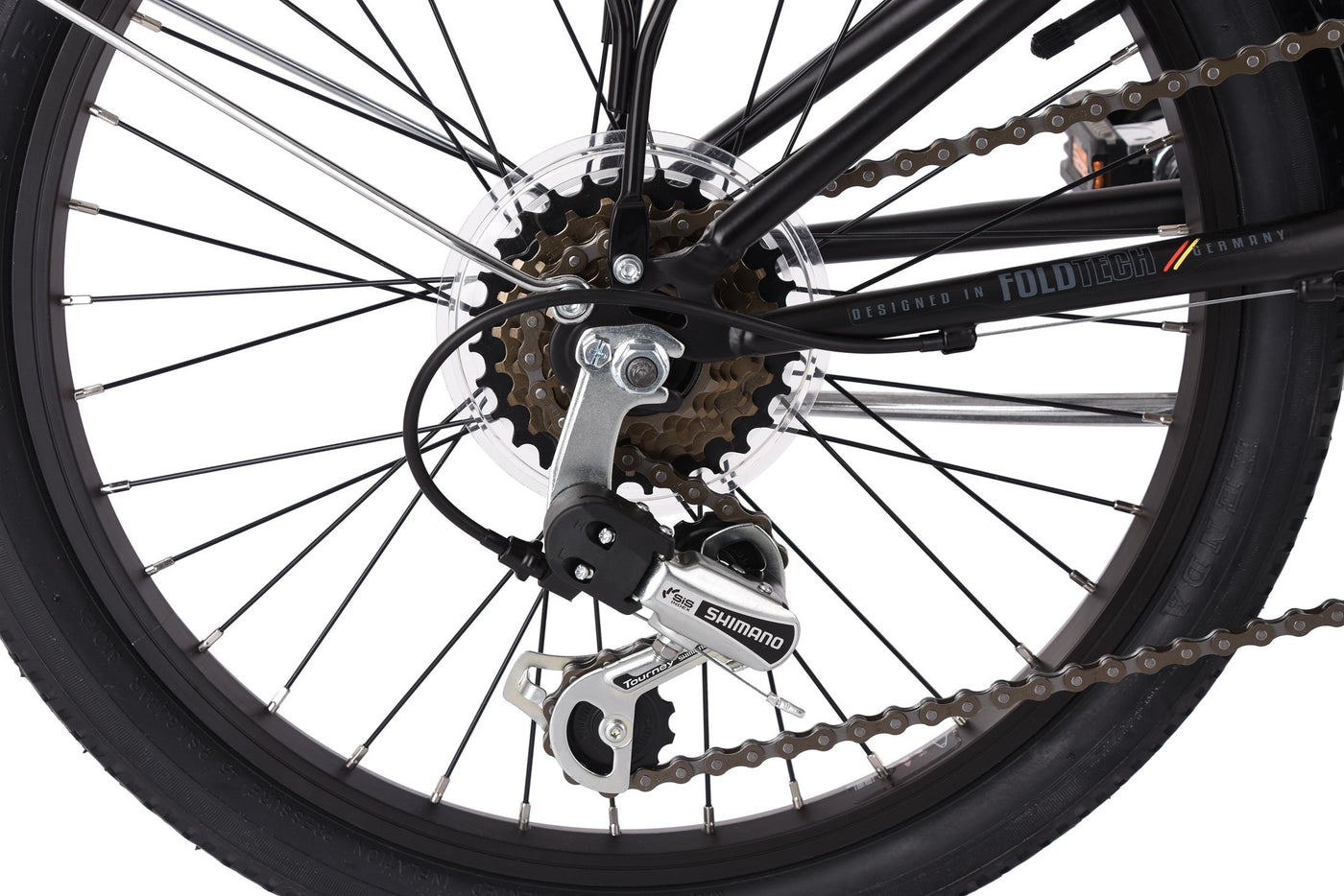 KS Cycling Faltrad 20'' Foldtech schwarz 6 Gänge