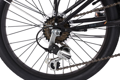 KS Cycling Faltrad 20'' Foldtech schwarz 6 Gänge