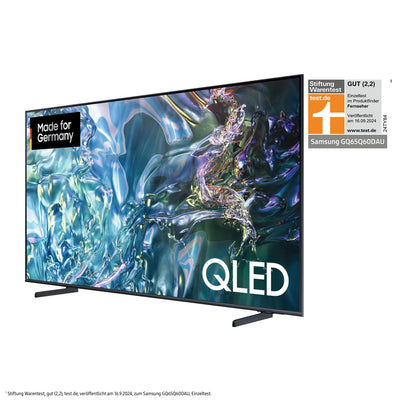 Samsung QLED Q60D Fernseher 65 Zoll, TV mit Quantum Prozessor Lite 4K, 100% Farbvolumen, 4K Upscaling, Tizen OS, Smart TV, GQ65Q60DAUXZG, Deutsches Modell [2024]