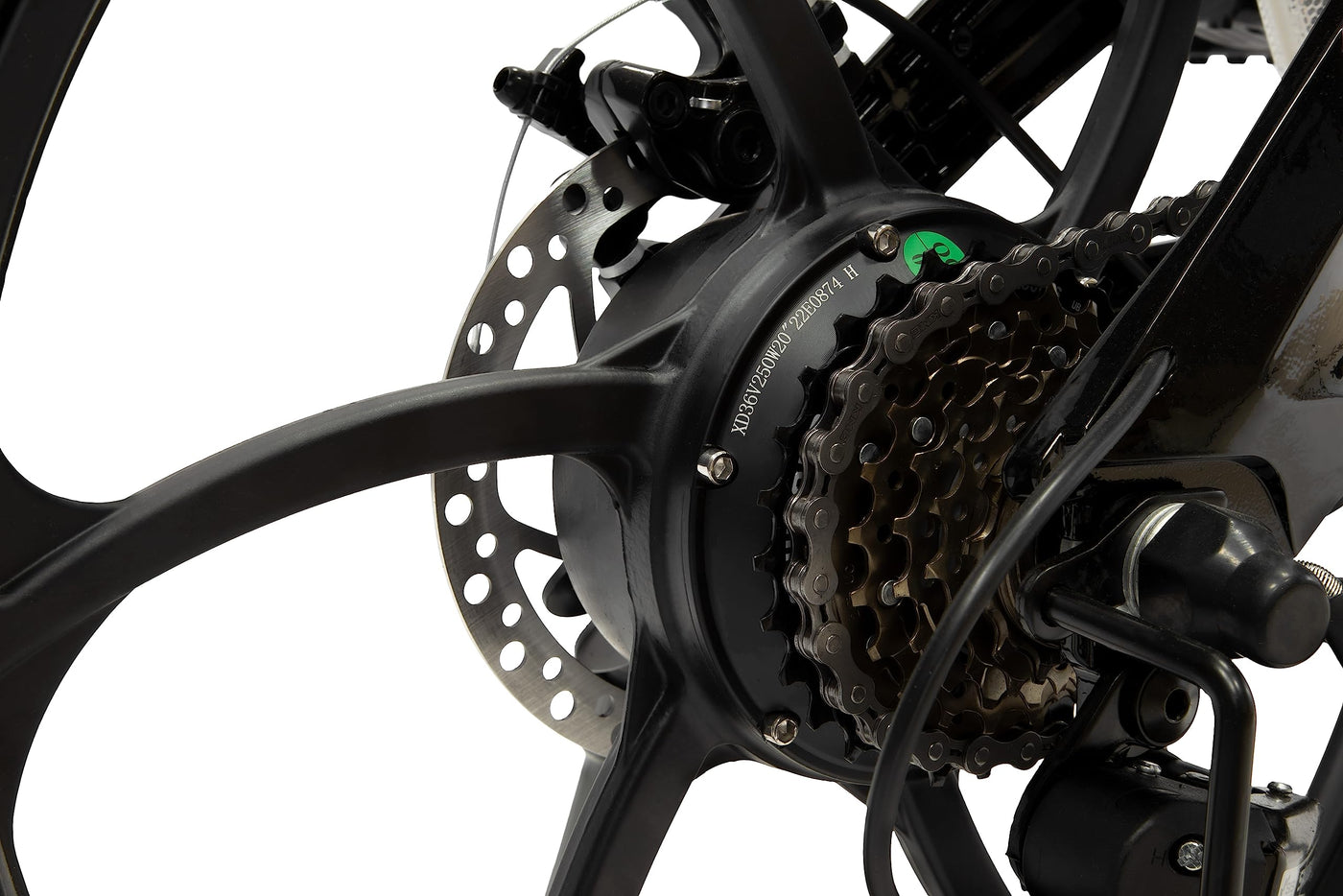 DUCATI MG20, Unisex-Erwachsene City-Elektrofahrrad, 20 Zoll, Rot, Einheitsgröße