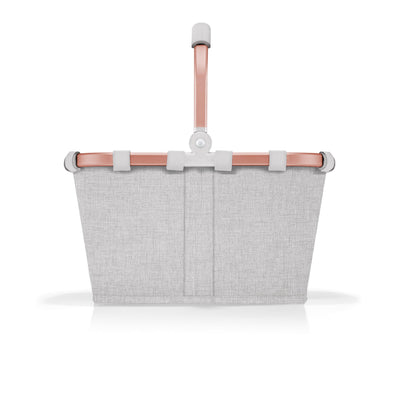 reisenthel carrybag XS twist sky rose – Stabiler Einkaufskorb mit praktischer Innentasche – Elegantes und wasserabweisendes Design