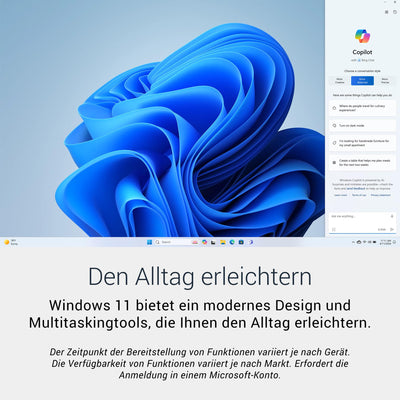 Dell 16 Laptop DC16250 – 16" FHD+ 16:10 (1920x1200), Intel Core 5 Series 1 Prozessor, Intel UHD Grafik, 16GB DDR5 RAM, 512GB SSD, Windows 11 Home, QWERTZ Tastatur, Fingerabdrucksensor – Schwarz