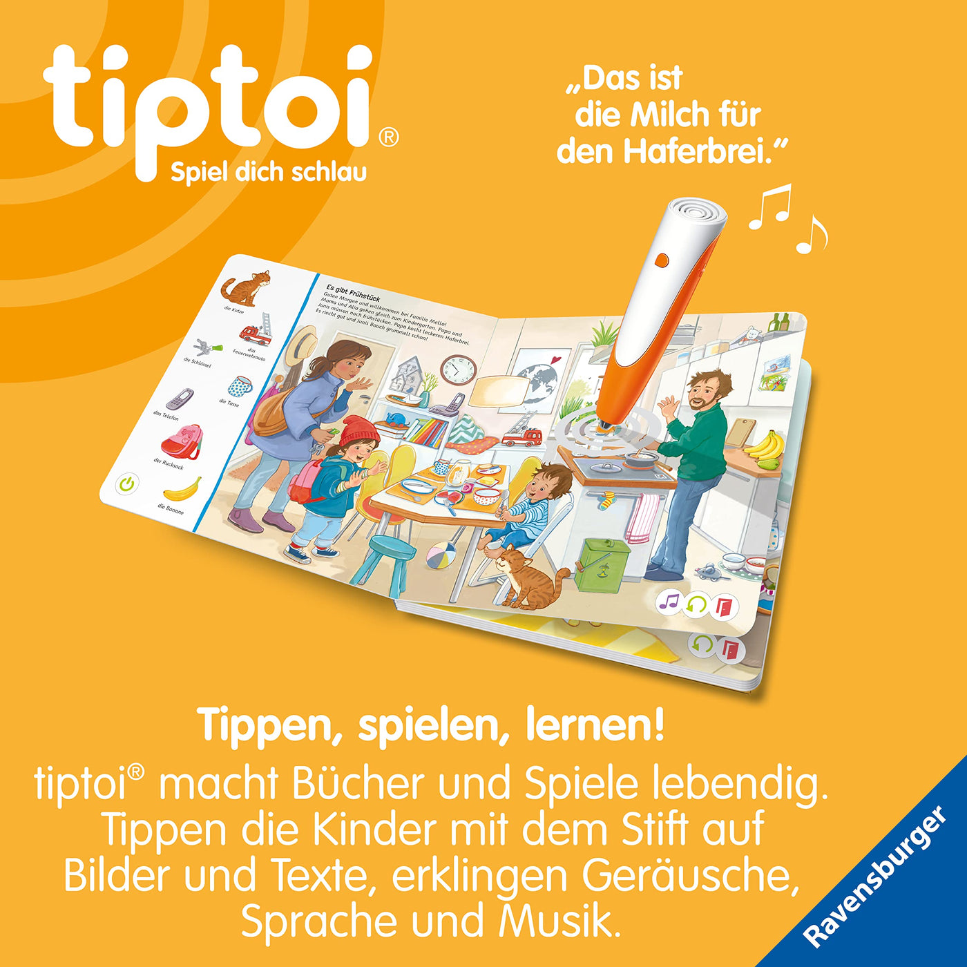Ravensburger tiptoi Starter-Set 00112: Stift und Bilderbuch Suchen und Entdecken Meine Welt - Lernspiele für Kinder ab 2 Jahren - Spielzeug ab 2 Jahre