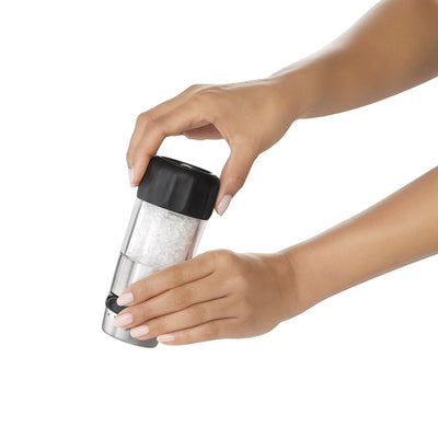 OXO Good Grips Elegante Salzmühle aus Edelstahl, Silber