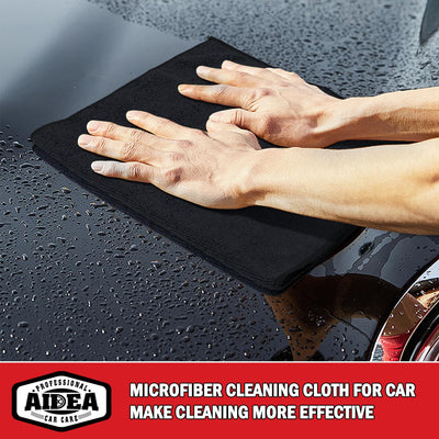AIDEA Microfasertücher Mikrofasertücher 24 Pack, Wiederverwendbare Mikrofasertuch ReinigungstüCher, Fusselfrei, Streifenfrei Staubtuch für Haus, Küche, Auto, Motorrad, Fenster, 30 X 40 cm