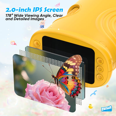 4K-Kindermikroskope, tragbares Mini-Taschenmikroskop mit 1000-facher Vergrößerung, Spielzeug für Kinder im Alter von 4–6, 8–12 Jahren, Studenten, Jungen und Mädchen