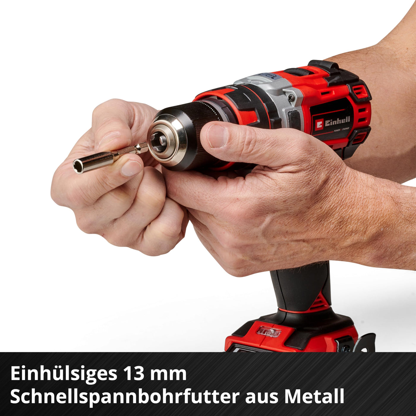 Einhell Professional Akku-Schlagbohrschrauber TP-CD 18/50 Li-i BL Solo Power X-Change (18V, Brushless, 50 Nm, Schlagbohrfunktion, 2 Gang, 13 mm Bohrfutter, ohne Akku)
