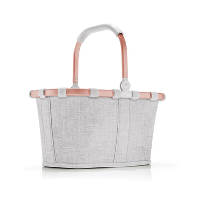reisenthel carrybag XS twist sky rose – Stabiler Einkaufskorb mit praktischer Innentasche – Elegantes und wasserabweisendes Design