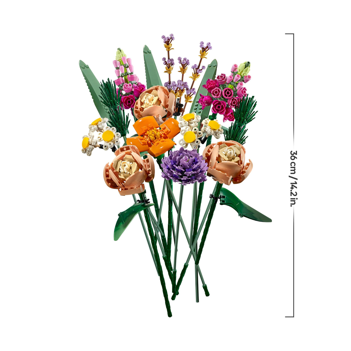 LEGO Botanicals Blumenstrauß - Künstliche Blumen Set für Erwachsene - Zimmerdeko und Geschenkidee für Frauen & Männer - Wohnaccessoires - Botanik Kollektion 10280