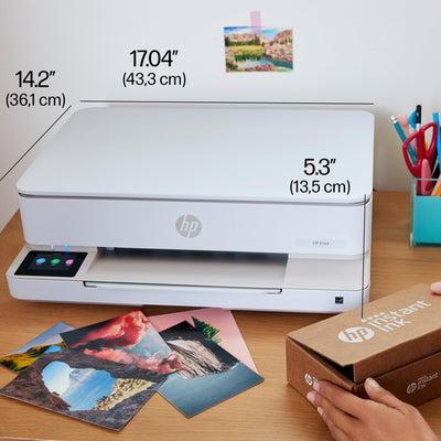 HP ENVY 6120e , Multifunktionsdrucker, 3 Monate gratis drucken mit HP Instant Ink inklusive, Drucken, Kopieren, Scannen, Mobiler Faxversand, Wi-Fi, Beidseitiger Druck