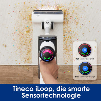 Tineco Pure ONE Air PRO kabelloser Staubsauger, ideal für Tierhaare, Multizyklon, mit Mehreren Aufsätzen, extrem leise, leistungsstarke Saugkraft, Zeitloses