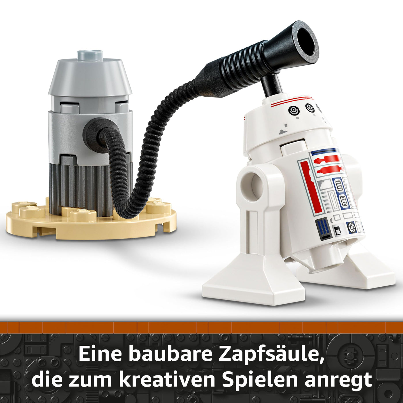 LEGO Star Wars 75410 Mandos und Grogus N-1 Starfighter Spielzeug mit The Mandalorian, Grogu & R5-D4 Minifiguren, inkl. baubare Zapfsäule, Sternenschiff Starterset für Jungen und Mädchen ab 4 Jahren