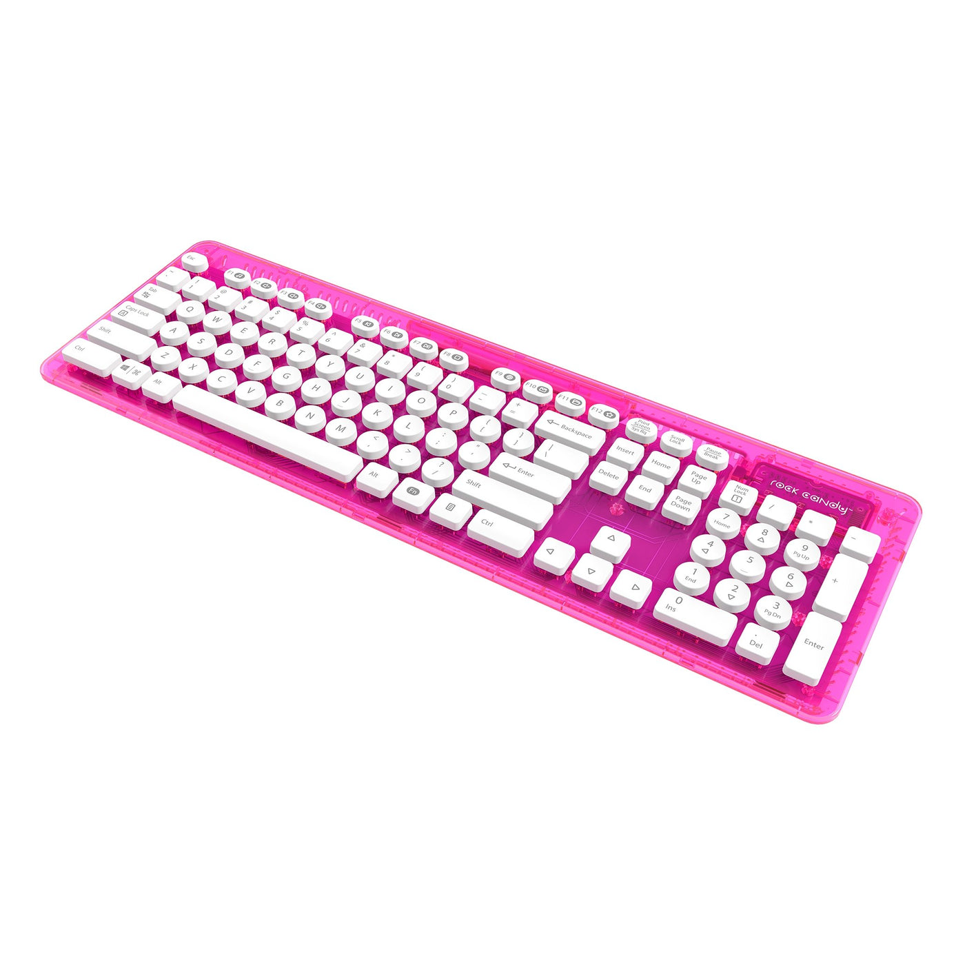 PC - Wireless Tastatur Rock Candy - pink