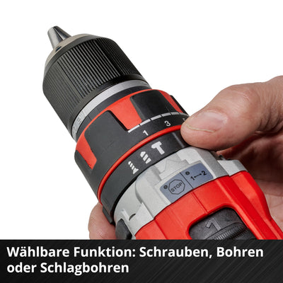 Einhell Professional Akku-Schlagbohrschrauber TP-CD 18/50 Li-i BL Solo Power X-Change (18V, Brushless, 50 Nm, Schlagbohrfunktion, 2 Gang, 13 mm Bohrfutter, ohne Akku)