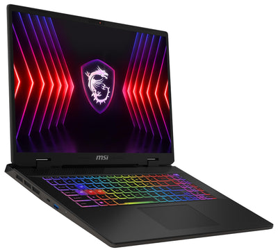 MSI Sword 17 HX, Gaming Laptop, 43,2 cm (17,0") QHD+, Intel Core i7 Prozessor 14700HX, 16 GB DDR5 RAM, 1 TB SSD, NVIDIA® GeForce RTX™ 4070, Windows 11 Home, QWERTZ Tastatur, Schwarz, B14VGKG-037