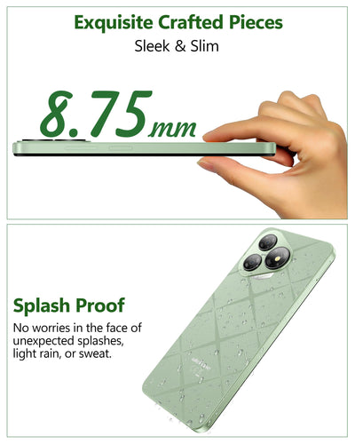 Ulefone Note 19 Handy Ohne Vertrag, 6GB + 32GB /512GB TF Handy Günstig, 6.56 Zoll HD+ Display Android 14 Smartphone, 5000mAh Batterie 8MP Kamera Simlockfreie Handys, 4G Dual SIM/Face ID/GPS-Schwarz