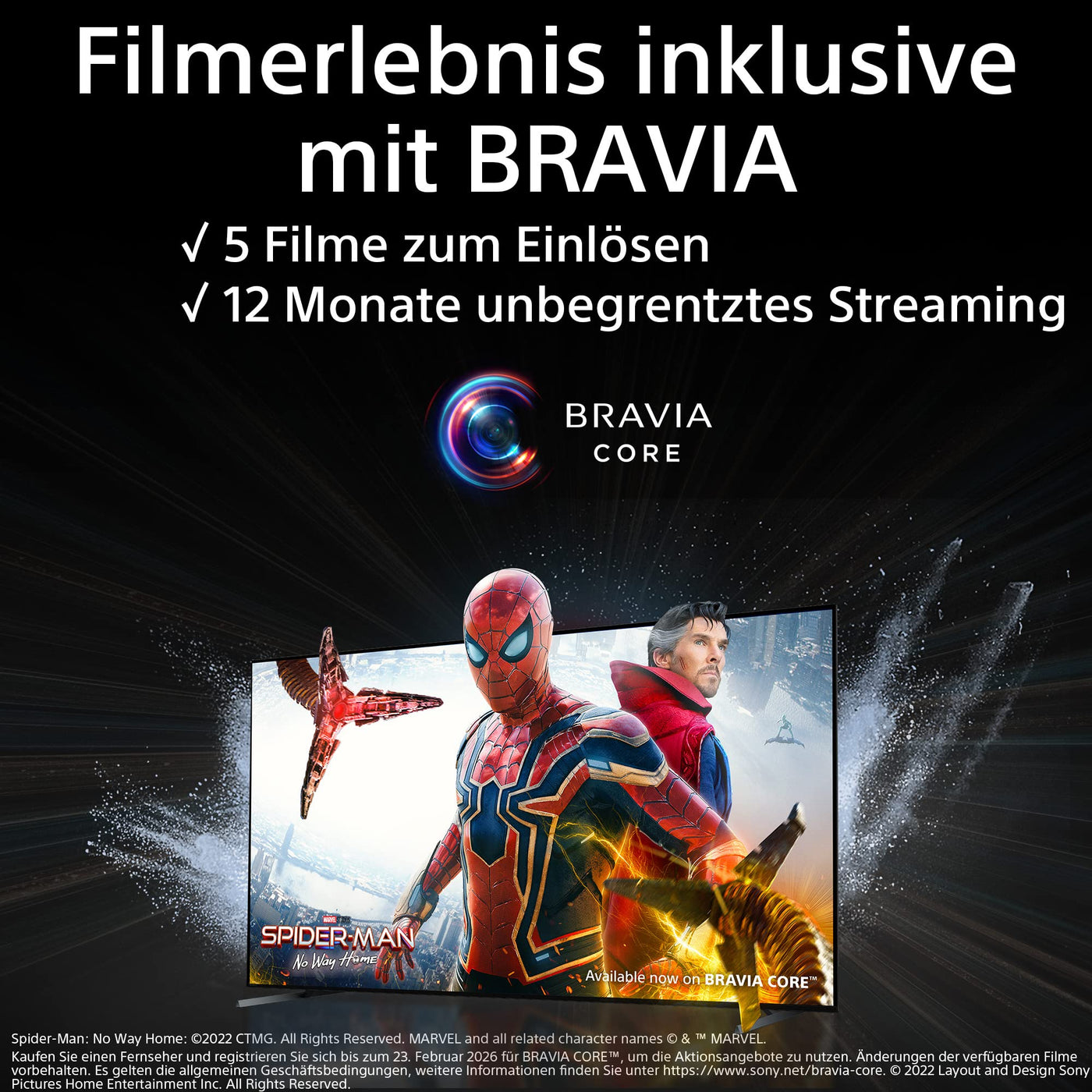 Sony BRAVIA, KD-55X80L, 55 Zoll Fernseher, LED, 4K HDR, Google TV, Smart TV, Works with Alexa, BRAVIA CORE, TRILUMINOS PRO, HDMI 2.1, Gaming-Menü mit ALLM