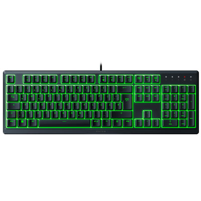 Razer Ornata V3 X - Flache Membran-Tastatur mit Chroma RGB (Lautlose Membran-Switches, Ergonomische Handballenauflage, Tastenkappen Anti-UV-Beschichtun) QWERTZ DE-Layout | Schwarz