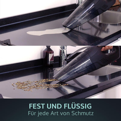 JAP Tornado S3 - Handstaubsauger Akku Testsieger - 10000Pa Tragbar Auto-Staubsauger Stark - Auto zubehör, Wohnwagen Gadgets - Nass Trocken, Tierhaare - 5 Aufsätze - Schwarz