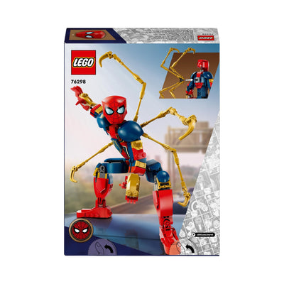 LEGO Marvel Iron Spider-Man Baufigur, Superhelden-Actionspielzeug für Kinder ab 8 Jahren, Jungen & Mädchen, Set mit Rüstung, baubares Modell, Avengers Geschenk-Idee für Fans der Marvel Filme 76298