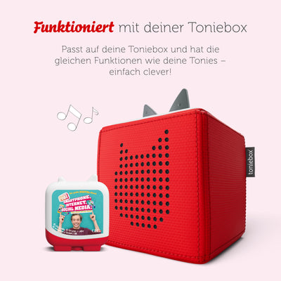 tonies Clever 4er Set Checker Tobi für Deine Toniebox, Wissens-Hörspiel für Kinder ab 8 Jahren, Spielzeit ca. 223 Minuten