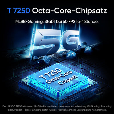 realme C71 Smartphone 8 + 256 GB, 5G Handy, 50 MP Kamera, 6,67 Zoll bis 120 Hz Display, 6000 mAh großer Akku, Stoßfestigkeit in Militärqualität, NFC, Waldeule, ohne Adapter
