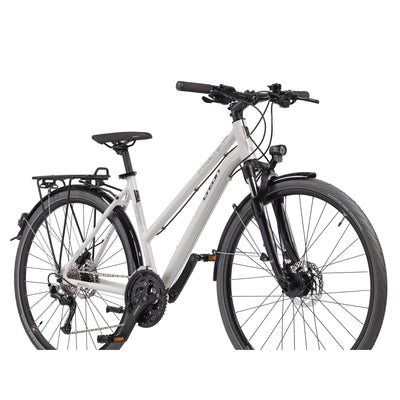 Airtracks 28 Zoll Damen Trekking Fahrrad Creon Area DB Trekkingrad 24 x Gang Shimano Shimano ALIVIO RD-T4000 SGSL Grau - Rahmenhöhen 44cm 48cm 52cm - Modelljahr 2025 (48cm (Körpergröße 165-175cm))