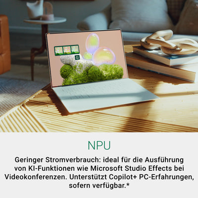 Dell XPS 13 (9350) Laptop 13.4" FHD+ 120Hz, Intel Core Ultra 7 Series 2 Intel - Evo Edition, Intel Arc, 32GB RAM, 1TB SSD, Windows 11 Home Copilot, Deutsch QWERTZ Backlit Keyboard, Platin