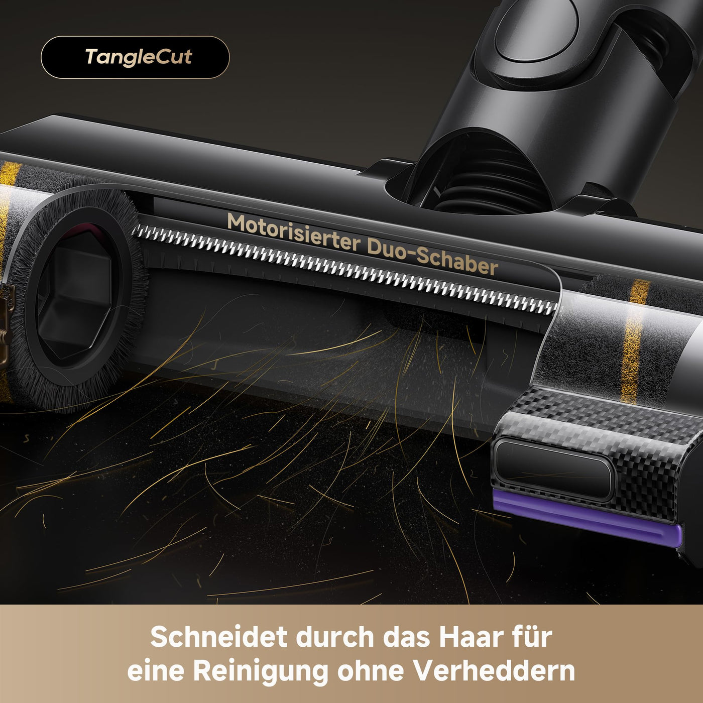 dreame V20 Pro-A Kabelloser Staubsauger, Kantenreinigung 0 mm, ohne Verheddern, für Hartböden und Teppiche, 24.000PA / 210 AW, 90 Min. maximale Laufzeit, Filterung 99,99%, entfernt Tierhaare