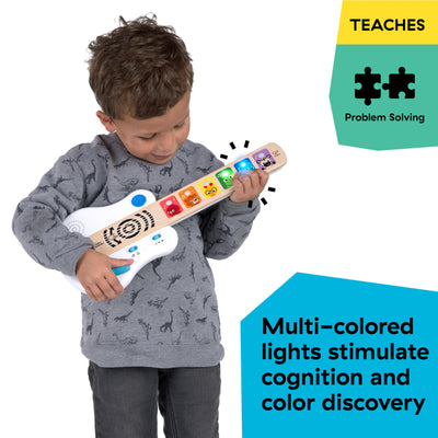 Baby Einstein, Hape, Strum Along Songs Magic Touch Holzspielzeug, Musikspielzeug Gitarre aus Holz, Elektronische Musikinstrumente, Aktivität und Sensorisches Spielzeug für Kinder, ab 6 Monaten