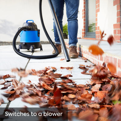 Vacmaster VQ1220PFC Nass Trockensauger Waschsauger Mehrzwecksauger Industriestaubsauger für Haus, Garage, Auto inkl. Patronenfilter, Vliesfilterbeutel 1250W 20L