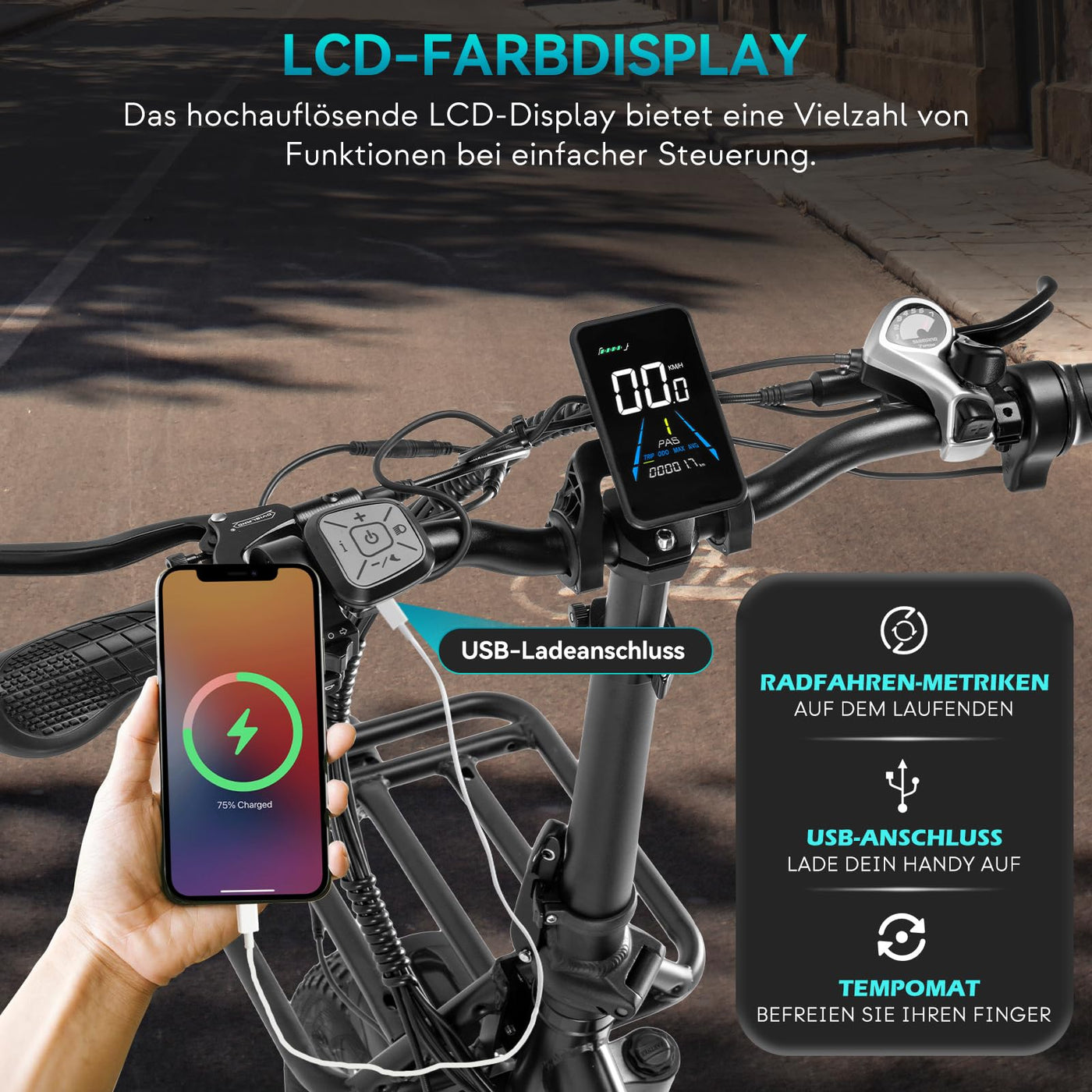 Fafrees F20 X-MAX E Bike Elektrofahrräder 20 Zoll, 48V 30Ah Akku, 4.0 Fat Tire Klapprad E-Bike, 65 N.m Motor, Lastkapazität 150 kg (Grau)