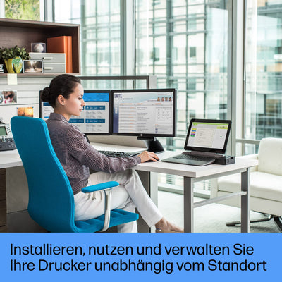 HP LaserJet Pro MFP 4102dw Multifunktions-Laserdrucker, WLAN, Automatischer beidseitiger Druck, Hohe Druckgeschwindigkeit, Bis zu 80.000 Seiten pro Monat, HP Wolf Pro Security