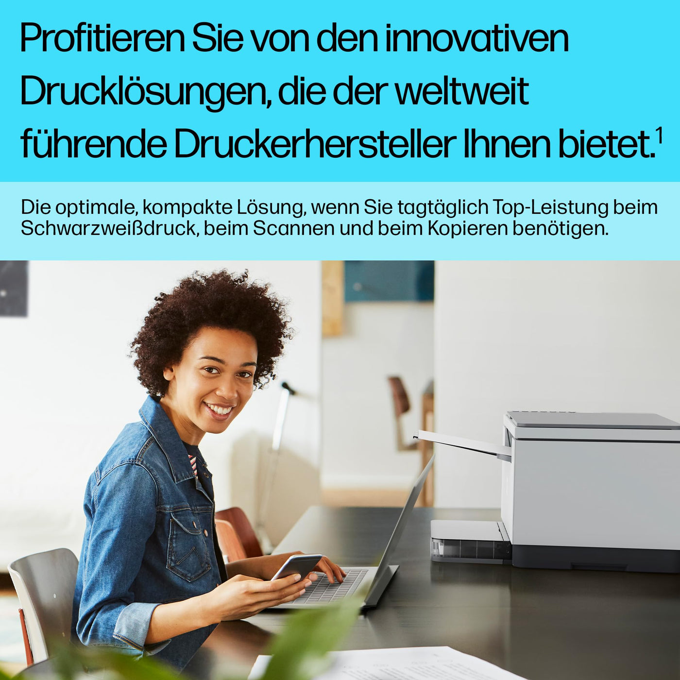 HP LaserJet MFP M234dw Multifunktionslaserdrucker, Schwarzweiß, 3-in-1 Drucker, Scanner, Kopierer, WLAN, LAN, Duplex, Airprint, 29 S/Min