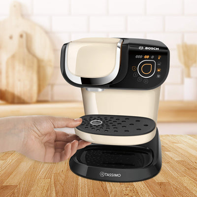 Bosch Tassimo My Way 2 Kapselmaschine TAS6504 Kaffeemaschine by, Wasserfilter, über 70 Getränke, Personalisierung, vollautomatisch, einfache Zubereitung, 1.500 Watt, 1,3 Liter, weiß