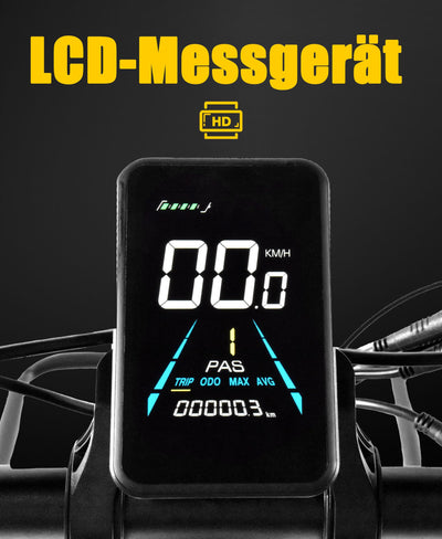 KAISDA E Bike Elektrofahrrad E-Bike mit 36V20.8Ah Abnehmbarer Akku,All-Terrain Ebike,mit 20 Zoll Fat Tire,7-Gang,LCD-Display Faltbares Elektrofahrrad für Lange Reichweite bis 90KM