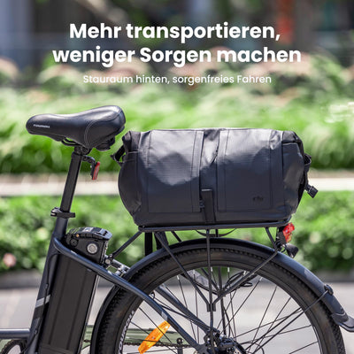 Touroll B1 26 Zoll City E-Bike mit 250W Motor und 36V 15.6Ah Akku Pedelec Cityräder Elektrofahrrad, Max Geschwindigkeit 25km/h Max Reichweite 90km, Erwachsene Herren Damen Ebike