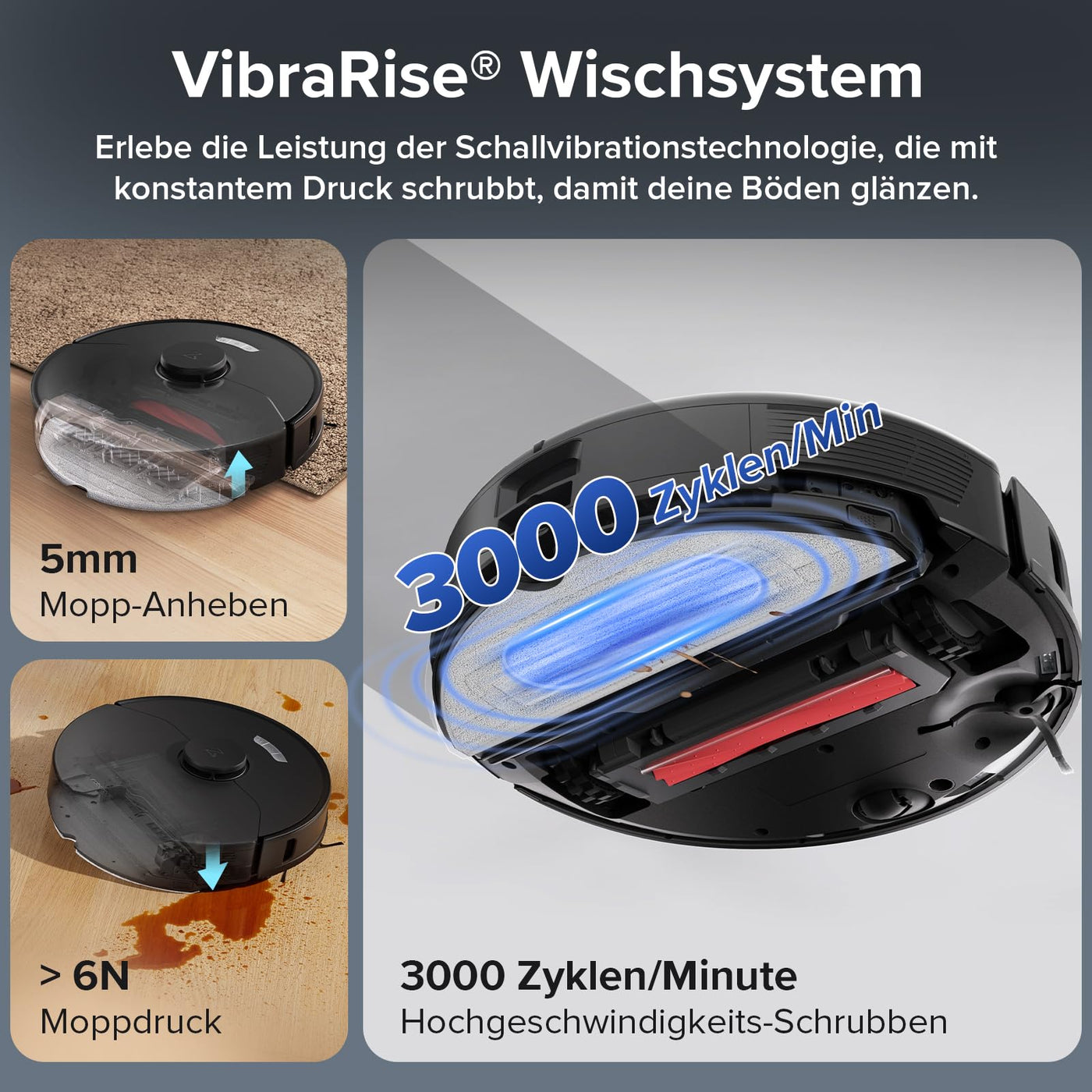 roborock S7 Max Ultra Saugroboter mit selbstentleerender/selbstwaschender/selbsttrocknender/selbstbefüllender/selbstreinigender Station (5500 Pa, aktive Hindernisvermeidung, App/Sprachsteuerung)