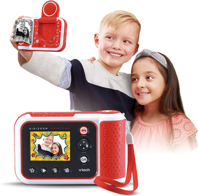 Vtech KidiZoom Print Cam – Sofortbild-Kinderkamera mit Druckfunktion, Selfie- und Videofunktion, Effekten, Spielen u. v. m. – Für Kinder von 4-12 Jahren