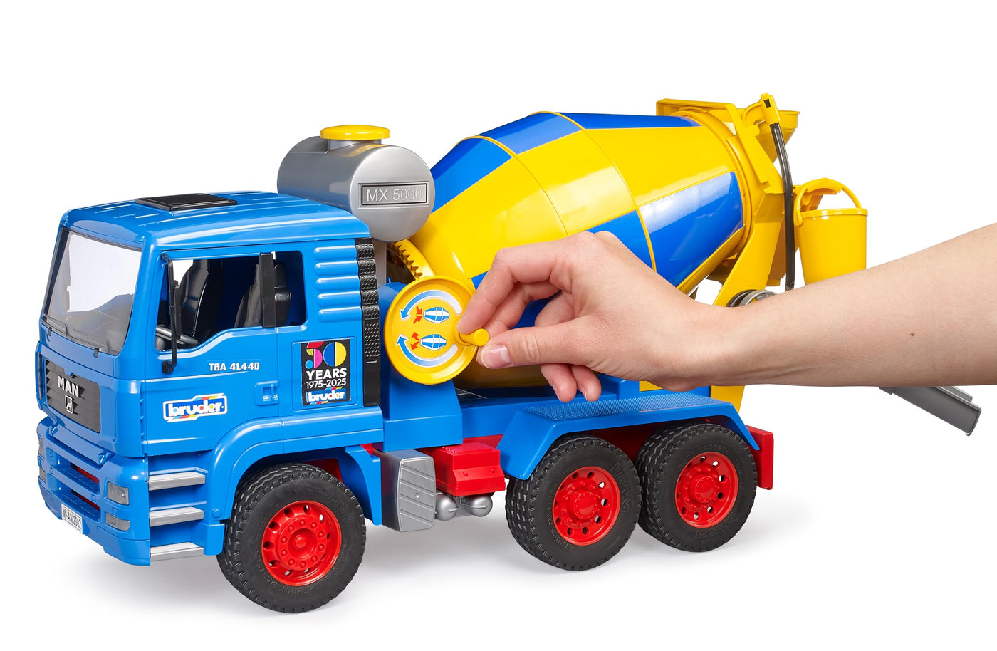 bruder 01063 - 50 Jahre Sonderedition MAN TGA Betonmisch LKW - 1:16 Fahrzeuge, Betonmischer, Lastwagen, Mischwagen, Baufahrzeug