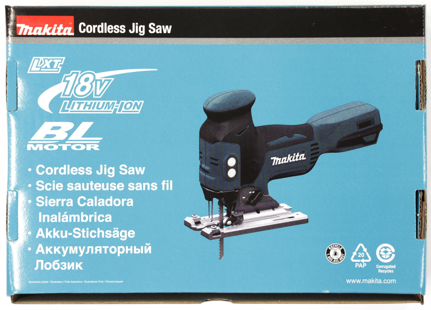 Makita DJV181Z Akku-Pendelstichsäge 18 V (Akku und Ladegerät NICHT im Lieferumfang enthalten)