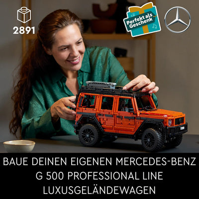 LEGO Technic Mercedes-Benz G 500 Professional Line, Bauset mit Auto-Modell der G-Klasse, Geschenk für Erwachsene, Luxusgeländewagen Set, Mercedes-Sammlerstück, Spielzeug-Auto 42177