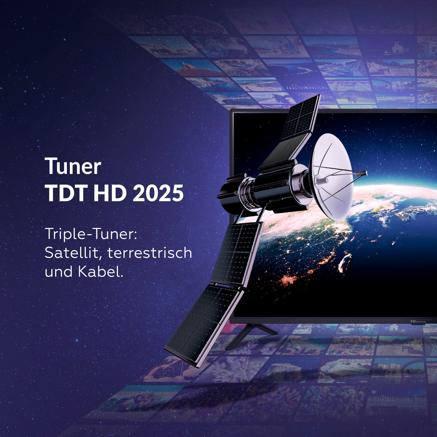 TD Systems - 32 Zoll Smart TV, Google TV, HD DVB-T2/C/S2 Television, Android 11, Modell 2025, Fernseher mit 2 Jahren Garantie - PRIME32C19GLE