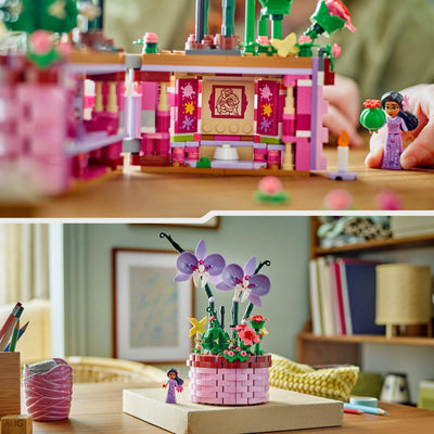 LEGO ǀ Disney Encanto Isabelas Blumentopf, Set für Kinder mit baubarer Spielzeug-Orchidee, Deko-Bausatz mit Mini-Puppe Einer Figur aus dem Film, Geschenk-Idee für Mädchen & Jungen ab 9 Jahren 43237
